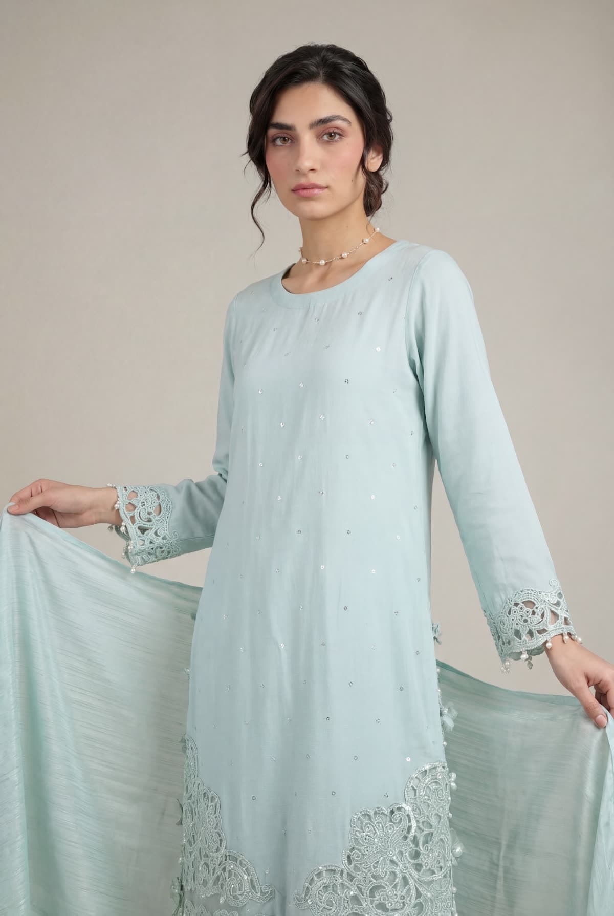 Khaadi · Cyan visual 15