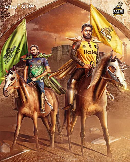 Peshawar Zalmi Posters - PSL 8, artwork 3
