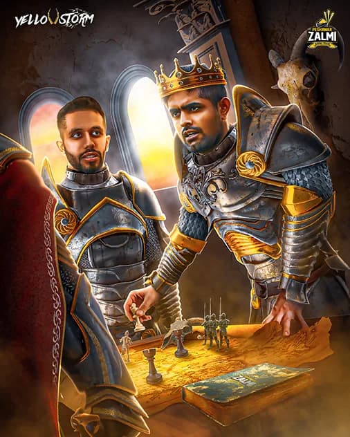 Peshawar Zalmi Posters - PSL 8, artwork 4