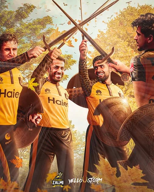 Peshawar Zalmi Posters - PSL 8, artwork 5
